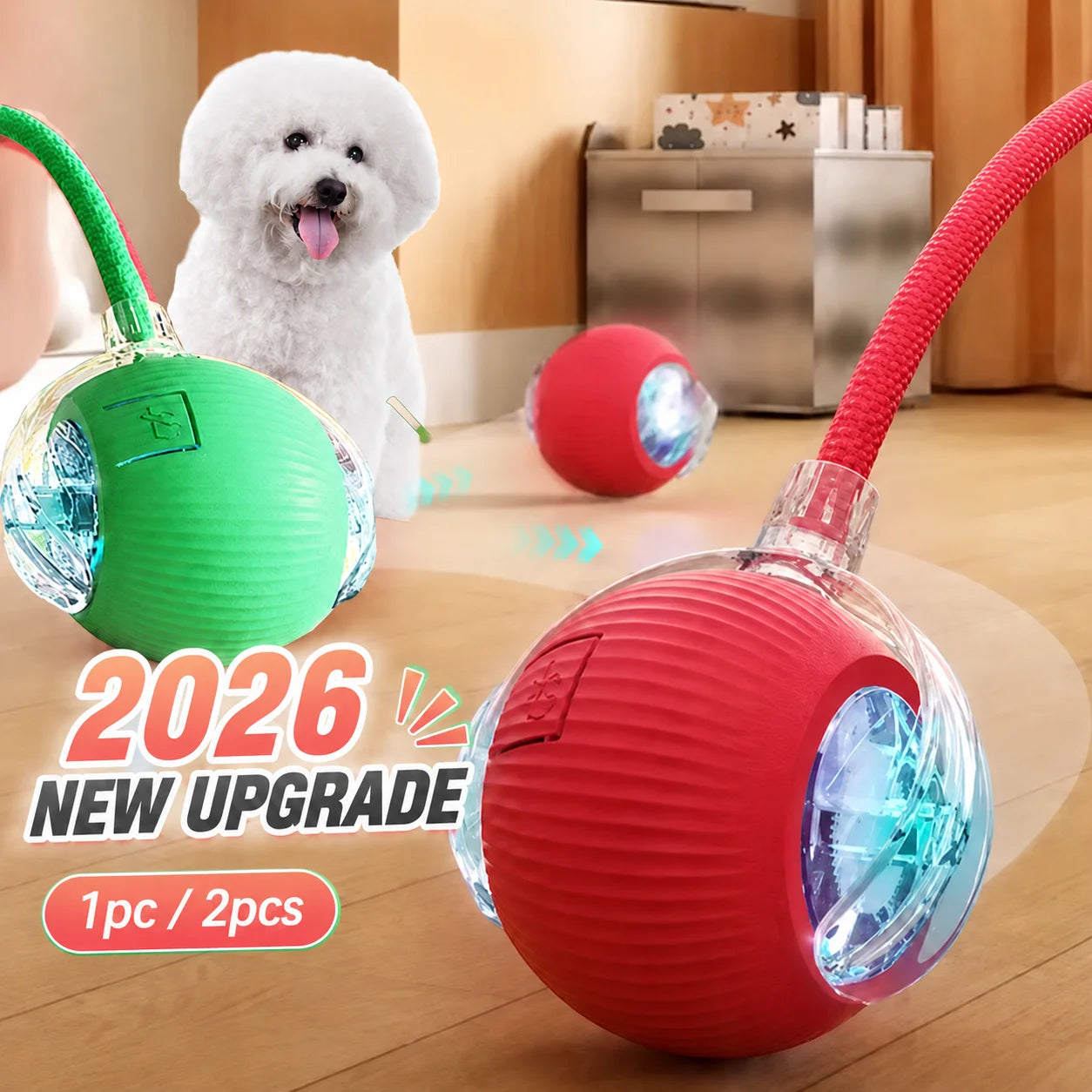 Smart Auto-Rolling Dog Ball