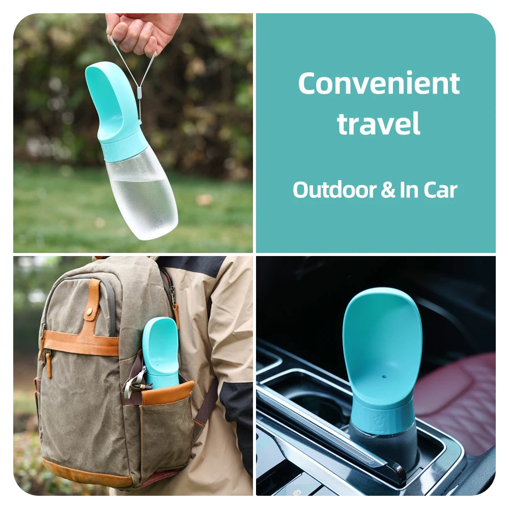 Puppy Water Bottle Portable Dog Drinking Bowls For Small Big Dogs Cat Outdoor Leakproof Pet Water Dispenser Feeder Pug Supplies