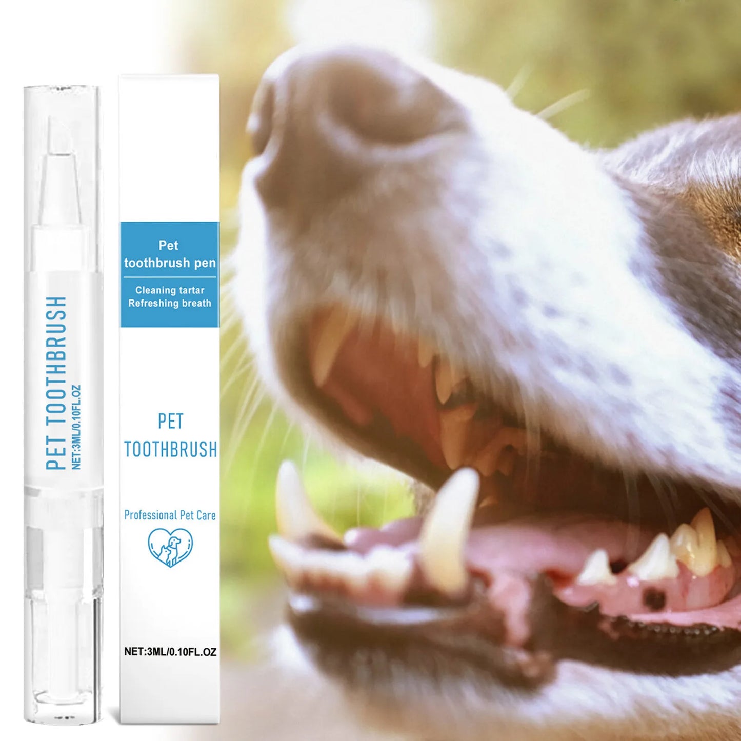 All-in-One Pet Toothbrush Pen