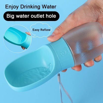 Puppy Water Bottle Portable Dog Drinking Bowls For Small Big Dogs Cat Outdoor Leakproof Pet Water Dispenser Feeder Pug Supplies