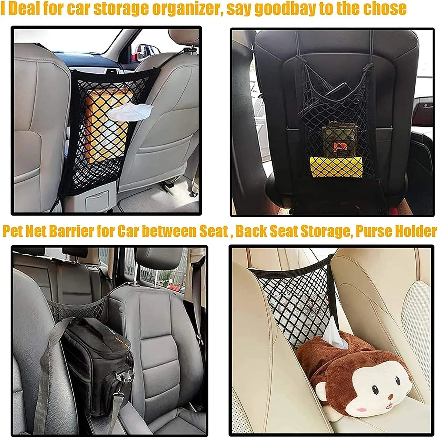 Pet Car Safety Barrier Net