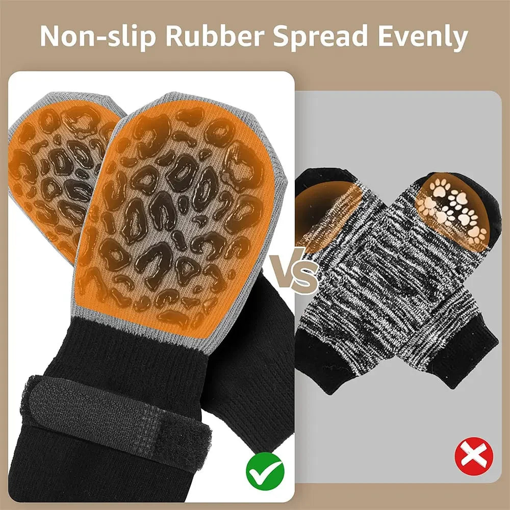 Anti-Slip Dog Paw Boots (4pcs)