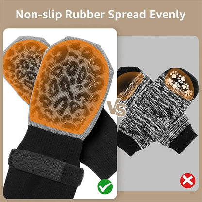 Anti-Slip Dog Paw Boots (4pcs)