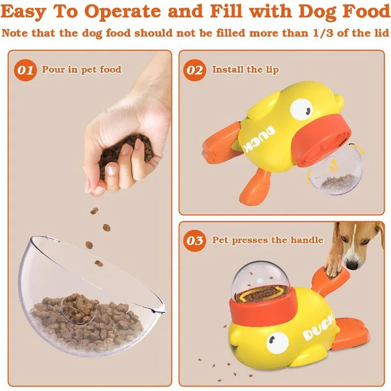 Interactive Duck Treat Dispenser