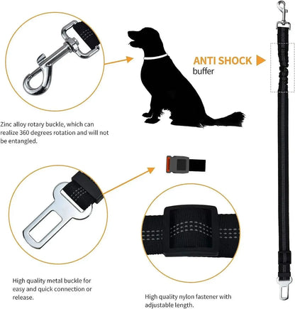 Reflective Dog Car Safety Belt
