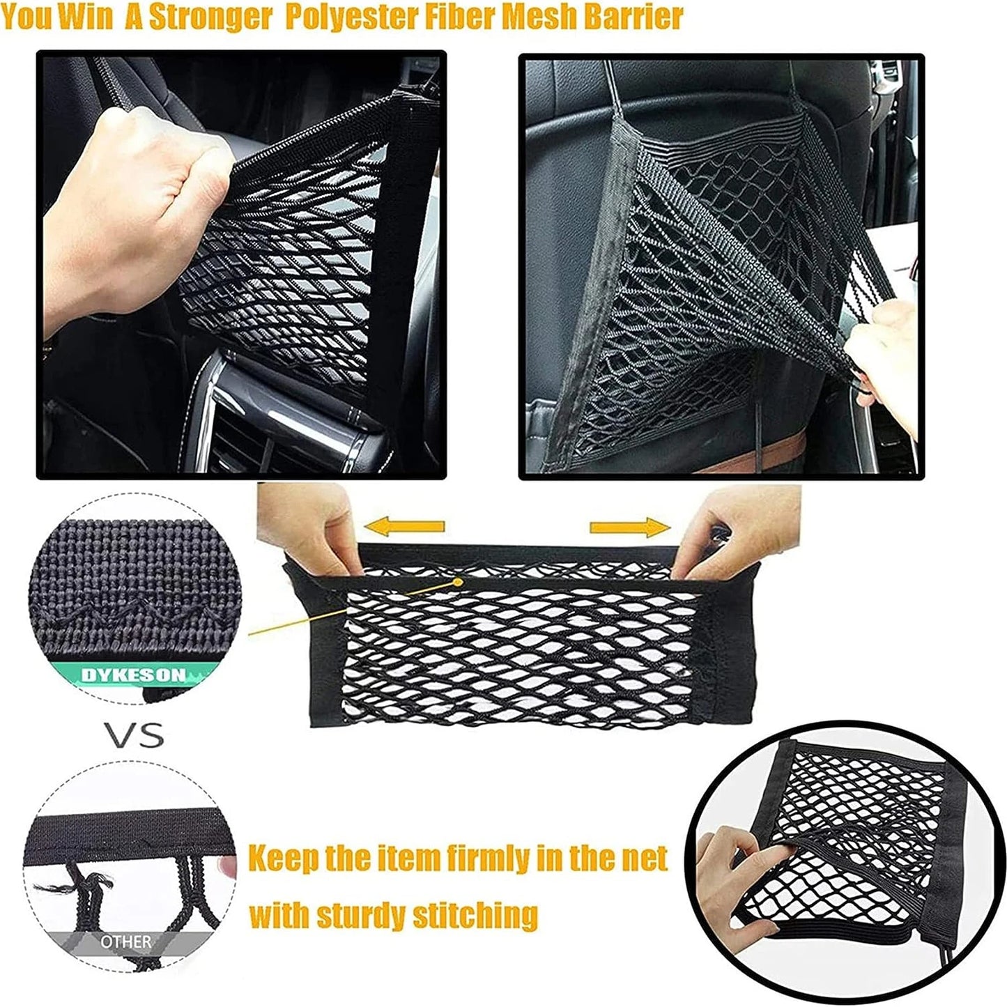 Pet Car Safety Barrier Net