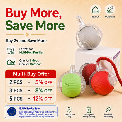 Smart Auto-Rolling Dog Ball